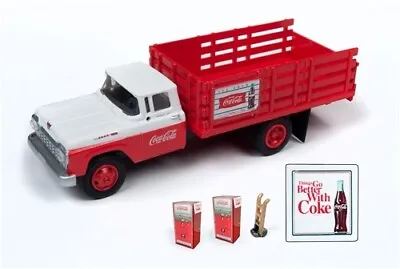 HO Coca-Cola 1960 Ford Stake Bed Truck W/Vending Machines - Mini Metals #40006 • $26.99