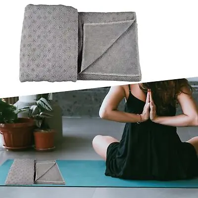 Yoga Towel Hot Yoga Mat Towel With Storage Bag Accessory Durable Yoga Blanket • £19.74