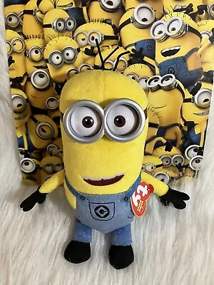 Minion Retired Ty Beanie Babies Minion Despicable Me 3 Tim 8 Inch Plush Toy • $5.99