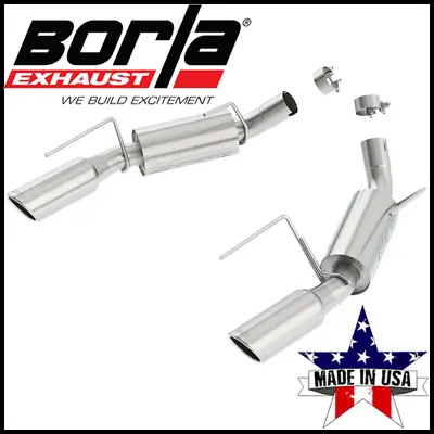 Borla S-Type Axle-Back Exhaust System Fit 05-09 Ford Mustang GT/GT500 4.6L 5.4L • $559.26