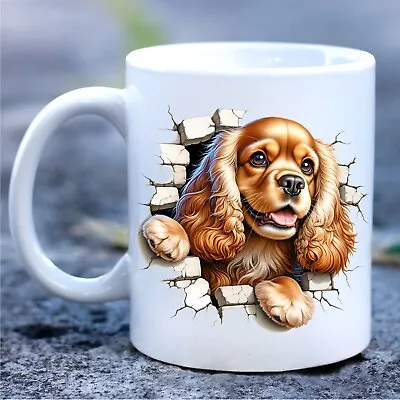 Pet Dog Mug Cute Cartoon 3D Cocker Spaniel - Ideal Gift • £7.50