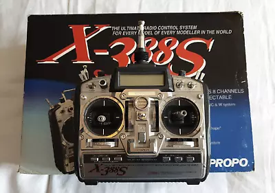 FM MacGregor JR Propo X-388S 8 Channels Transmitter RC - FM Radio Control System • £95