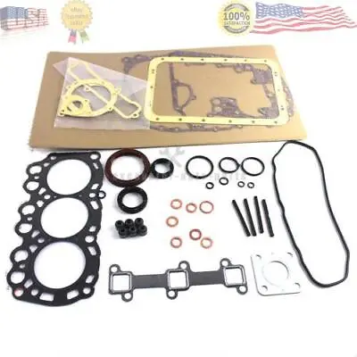 L3E Complete Cylinder Gasket Kit For Mitsubishi Diesel Tractor Loader Truck • $68.41