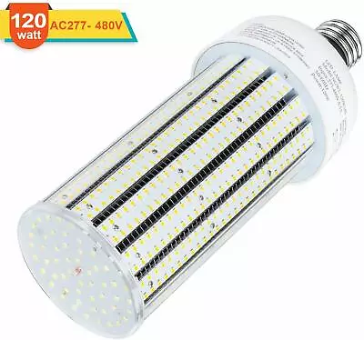 480V 120W LED Corn Bulb (400W MH Replacement）Parking Lot Pole Light E39 6000K • $72.03