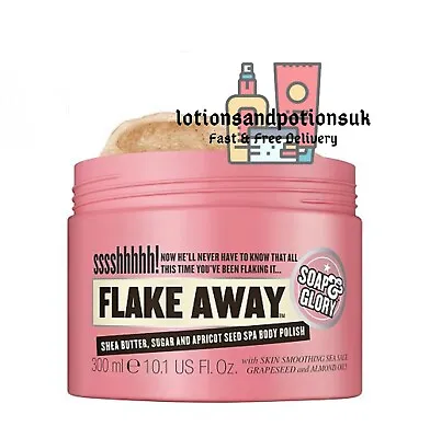 Soap And & Glory FLAKE AWAY Body Polish Scrub 300ml • £12.95