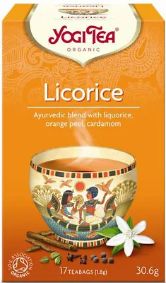 Yogi Tea Licorice Blend Of Licorice Orange Peel And Cardamon Various Quantities. • £6.49