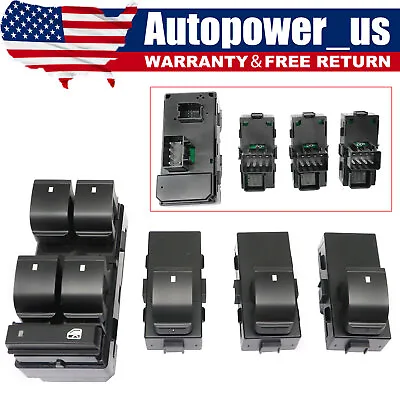 Master Power Window Switch For Chevy Silverado GMC Driver*1 & Passenger Side*3 • $30.39