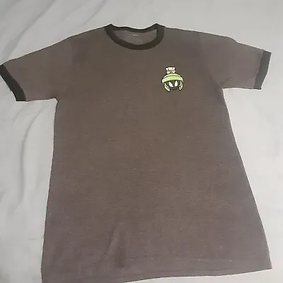 Looney Toon Marvin The Martian T-shirt Gray Teen Great Condition • $10