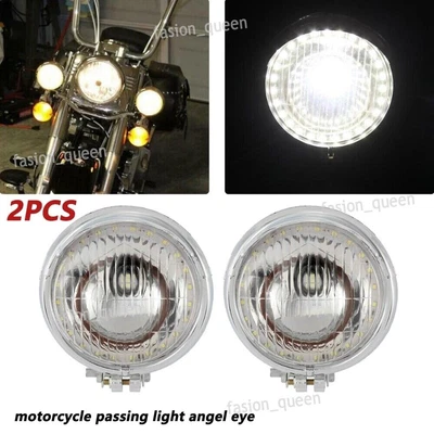 $56.78 • Buy Driving LED Headlight Spot Light For Yamaha V Star 650 950 1100 Custom Classic