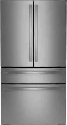 GE PGE29BYTFS - 36 Inch Freestanding 4-Door Smart French Door Refrigerator • $2199