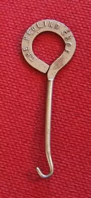 Vintage Metal Advertising Shoe Button Hook Mared  The Reglino Shoe  • $5.95