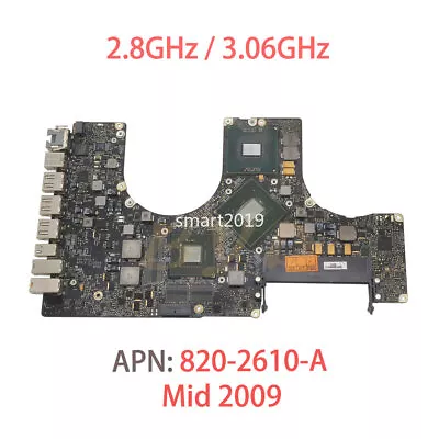 Motherboard For Macbook Pro 17  A1297 820-2610-A 820-2849-A 2009 2010 2011 Year • $139.99