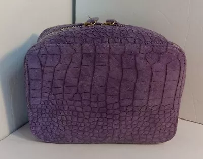 Trish McEvoy Carpe Celebration LTD Edition Makeup Planner Purple Faux Croc • $24.47