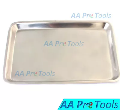 MAYO TRAY 10.75  X 14.50  X .75  Surgical Instruments NON PERFORATED Dental • $19.19