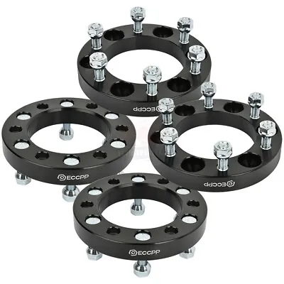 4 Pcs 1  6x5.5 12x1.5 Studs Wheel Spacers For Toyota Tacoma 4Runner Tundra • $70.29