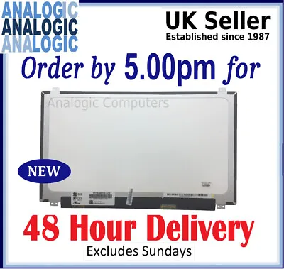£56.95 • Buy 15.6  HP Pavilion 15-P187CA 15-P189SA Compatible Laptop Screen LED HD NON Touch
