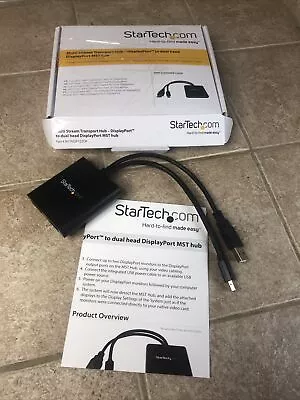 Star Tech Muti Stream Transport Hub Display Port To MST Hub • $18.93