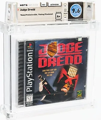 POP 5 MINT SEALED PS1 Judge Dredd WATA 9.6 A+ (Sony PlayStation 1 1998) • $500
