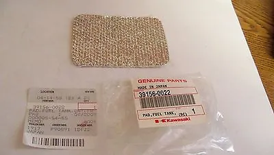 NOS OEM Kawasaki FR CNT Feul Tank Pad VN 1600 2003-2008 39156-0022 • $6.87