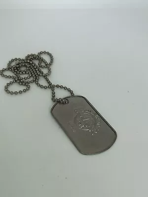 Hard Rock Cafe Unisex Silver Toned Maui Chain Dog Tag Necklace Pendant • $24.99