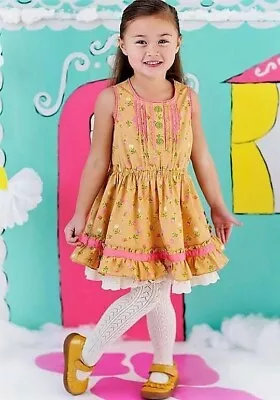 New Matilda Jane Sz 12 Delectable Goodies Dress Happy & Free NWT • $26.99