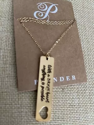 Plunder Design Fashion Trendy Jewelry Engraved 18k Gold Chain Pendant Necklace • $22.79