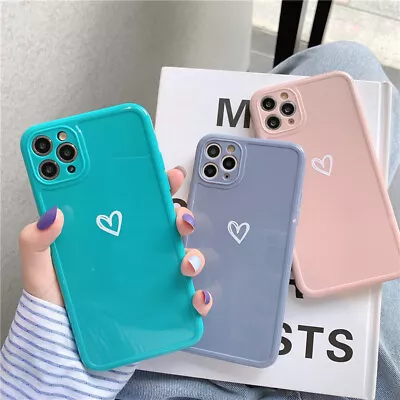 $8.99 • Buy Heart Case Shockproof Case For IPhone 13 12 11 Pro Max Mini XR 8 7 SE X XS MAX