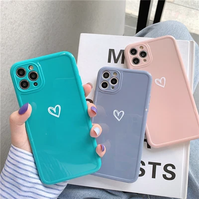 $8.99 • Buy Heart Case Shockproof Case For IPhone 13 12 11 Pro Max Mini XR 8 7 SE X XS MAX
