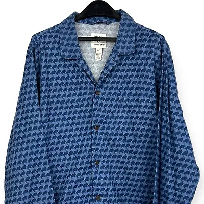 Lands End X Blake Shelton Men's XLT Tall All Over Buffalo Flannel Pajama Top • $22