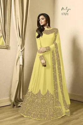 Women  Plazzo Suit Salwar Kameez Pakistani Indian Designer Party Bollywood Dress • $71.49