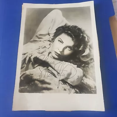 Martha Raye Rare Original Studio Fan Photo Autograph Portrait Still • $7