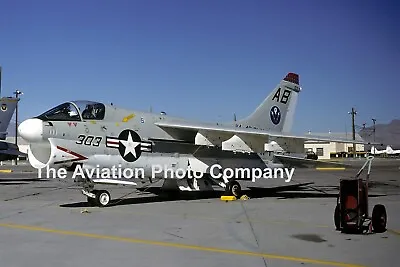 US Navy VA-46 LTV A-7E Corsair 160533/AB-303 (1979) Photograph • $1.49