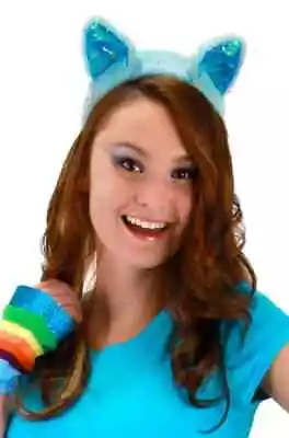 Rainbow Dash Headband My Litte Pony Fancy Dress Halloween Costume Accessory • $14.47