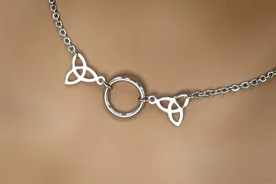 O Ring Day Collar W/ Celtic Knot * BDSM Kink Ddlg Poly • $30
