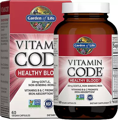 Vitamin Code Healthy Blood 60Ct Capsules • $20.91