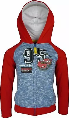 Boys EP1201 Disney Cars Full Zip Hooded Sweatshirt 3-8 Years • £14.90