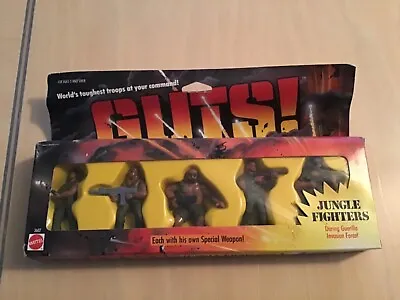 1986 Vintage Mattel GUTS Jungle Fighters Figure 5 Pack Boxed Sealed FREESHIP • $40