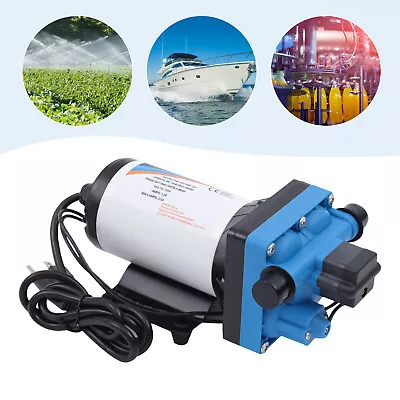 110V Self Priming Water Pressure Diaphragm Pump 55 PSI For Home/Caravan/Marine • $65.55