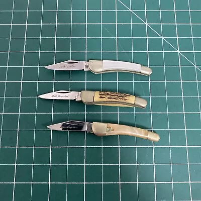 Frost Cutlery Japan Little Copperhead Knife Set Of 3 Miniature Knives H3B0 • $29.95