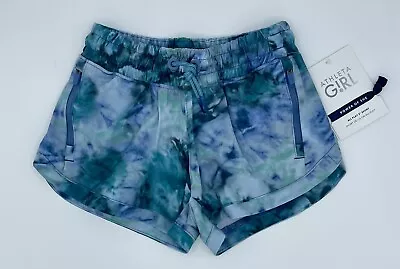 Athleta Girl All Play 3  Athletic Shorts Solarize Cottage Blue Sz XS/6 NWT • $18.69