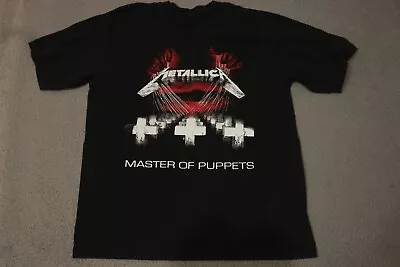 Metallica Master Of Puppets Shirt Metal Mens Size XL Black • $28.88