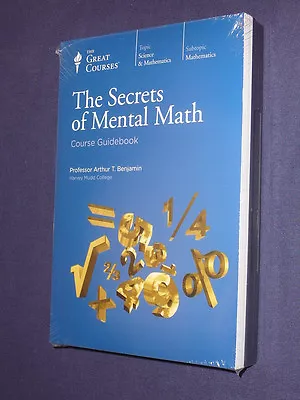 Teaching Co Great Courses DVDs        THE SECRETS Of MENTAL MATH    New & Sealed • $6.99