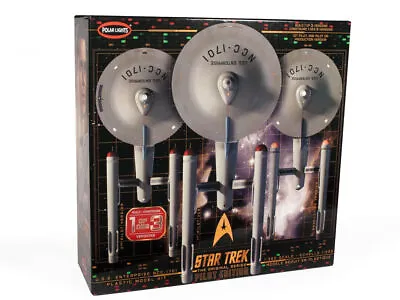 Star Trek Ncc 1701 Enterprise W/pilot Edition Parts 1:350 Model Kit - Pol993m • $179.95