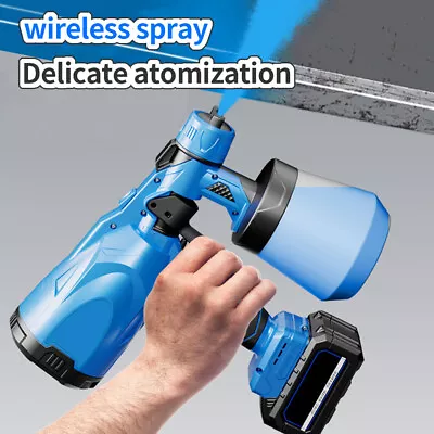 £28.50 • Buy CordlessFence Wall Paint Sprayer ElectricLithium Battery Spray Gun For Makita18V