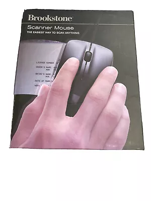 Brookstone Scanner Mouse OCR Technology Drivers CD Included New Windows Vista • $25