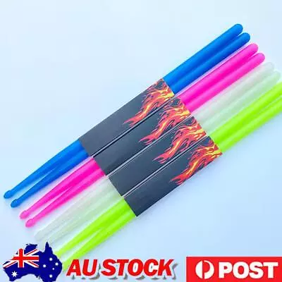 2 Pcs Portable Glow In The Dark Musical Instruments 4 Color Light Up Drum Sticks • $10.69