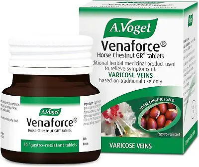 A.Vogel Venaforce Horse Chestnut Tablets | Relieve Symptoms Of Varicose Veins  • £17.24