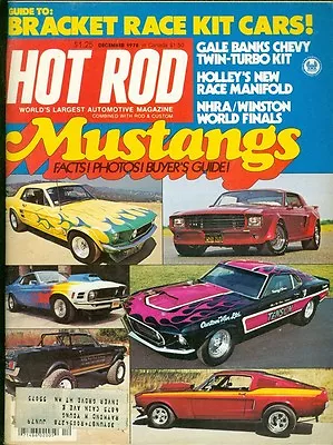 1978 Hot Rod Magazine: Mustangs Facts Photos Buyer's Guide/Bracket Race Kit Cars • $5