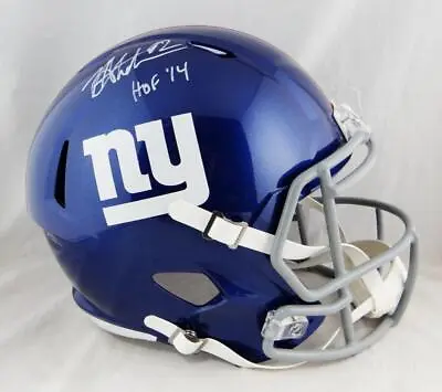 Michael Strahan Autographed NY Giants F/S Speed Helmet W/ HOF- JSA W Auth *White • $319