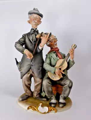 Capodimonte Figure  The Buskers  By Giuseppe Cappe - Superb! • £195